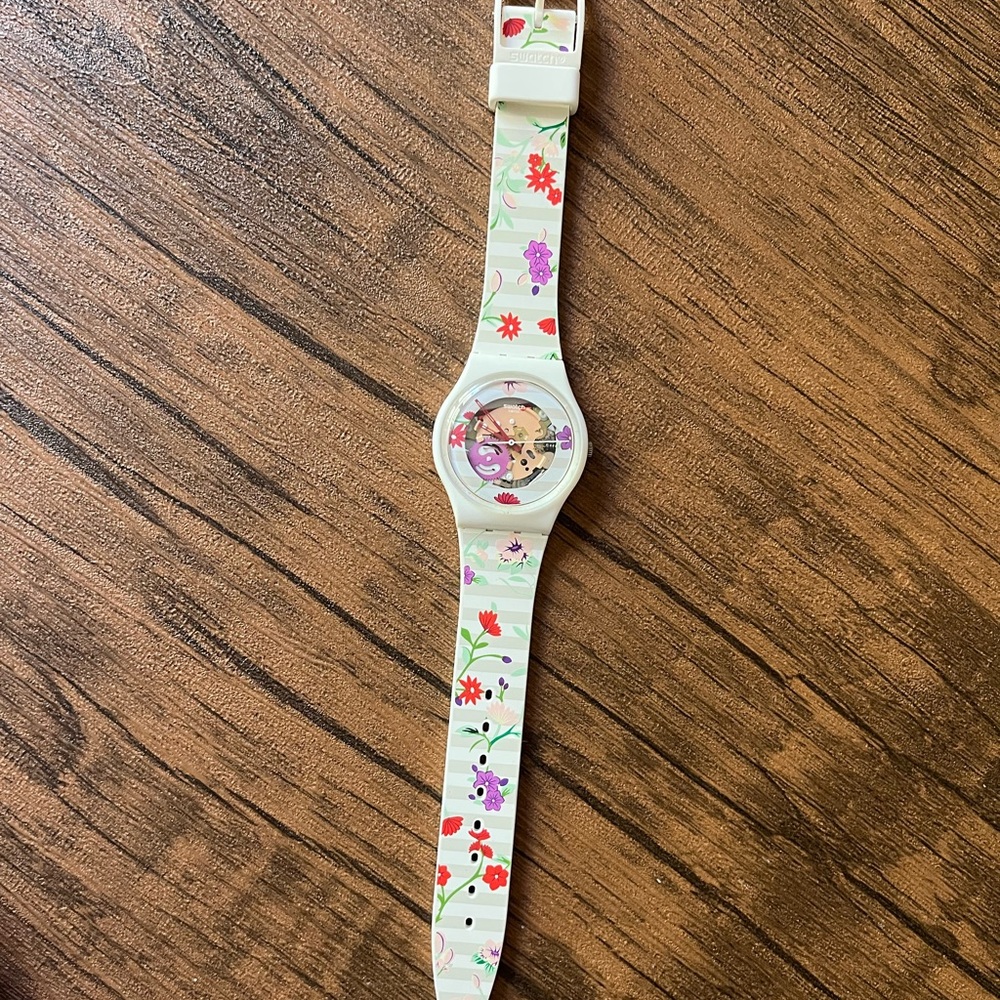 Vintage Swatch in Blossoming Love Watch